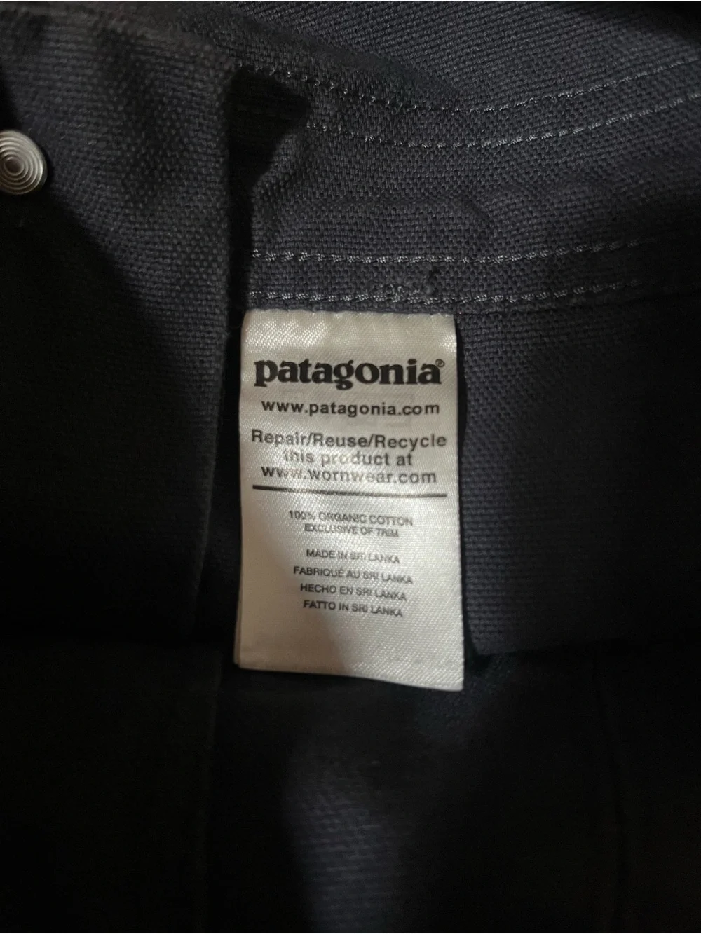 Patagonia Charcoal Short Overalls Romper